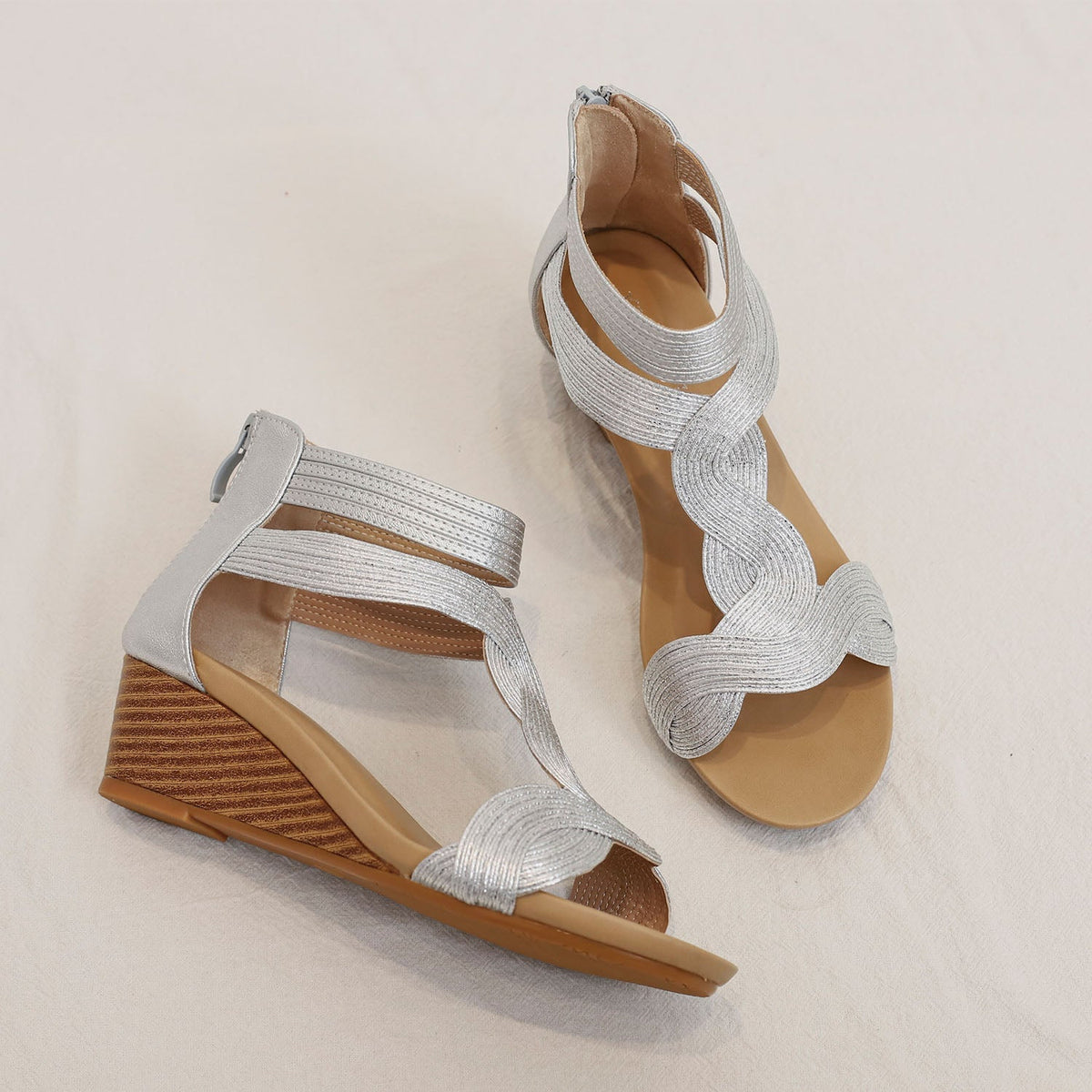 Sharon | Bohemian Soft Wedges Sandals