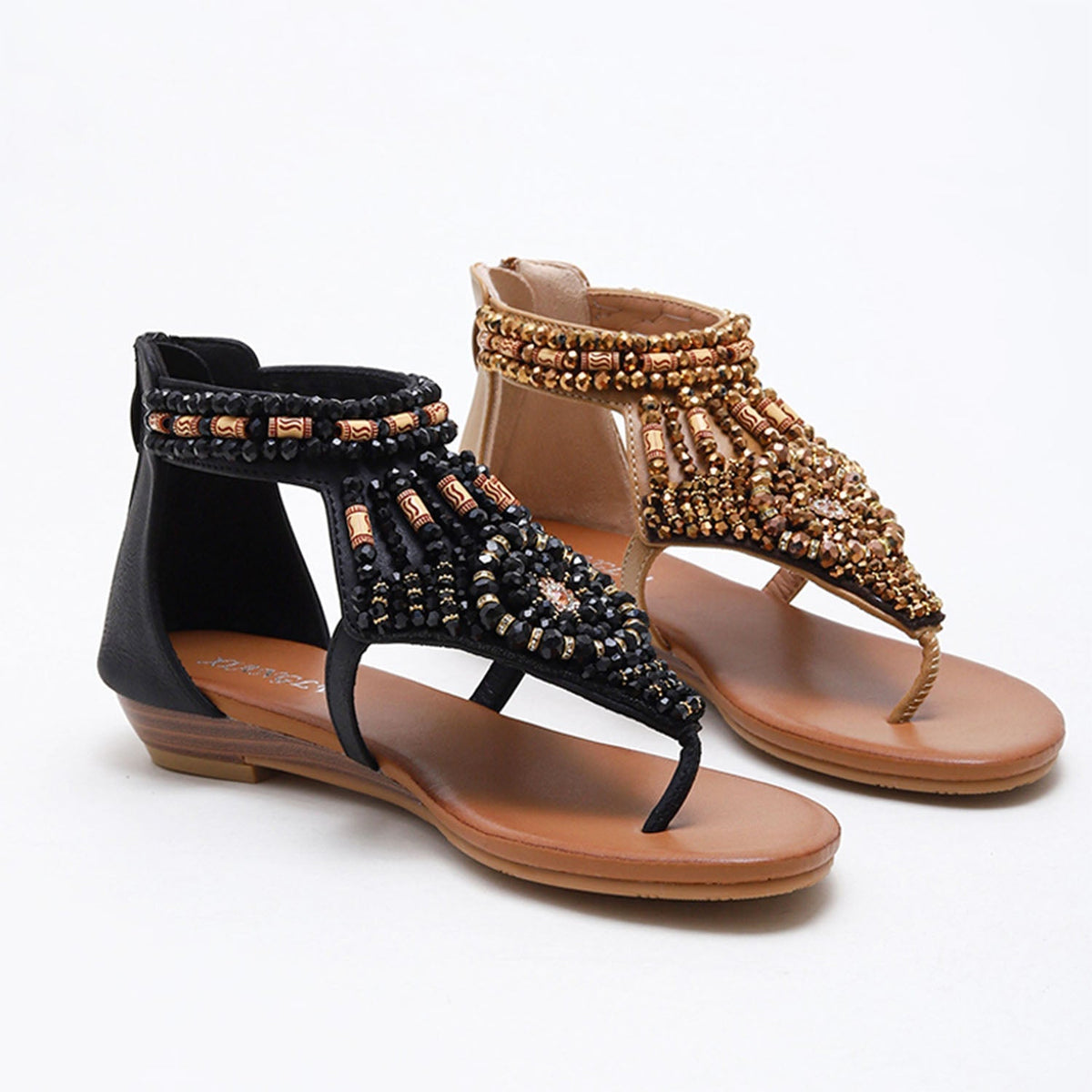 Julie | Bohemian Vacation Flat Sandals